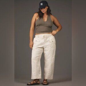 NW Size 2X -  Anthropologie Cotton Pilcro Drawstring Pocket Pants (NWT USD 128)